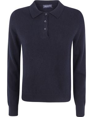 DR. HOPE Polo Shirt Cashmere "Tribeca" - Blue