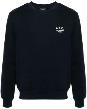 A.P.C. A. P.C. Rue Madame Gots Sweatshirt By A. P.C - Blue