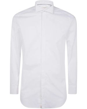 Tintoria Mattei 954 Classic Cotton Stretch Shirt - White