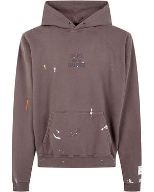 GALLERY DEPT. 'French' Logo Painted Hoodie - Green