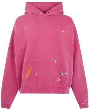 GALLERY DEPT. "Gd" Paint Logo Hoodie - Red