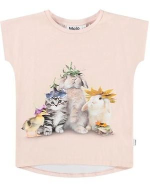 Molo "Ragnhilde" Short Sleeves T-Shirt - Pink