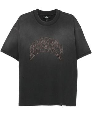 Represent 'Embellished T-Shirt - Black