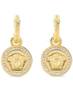 Versace Earrings Metal Strass - Metallic