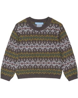 SERENDIPITY ORGANICS Jumper "Alpaca Pattern" - Grey