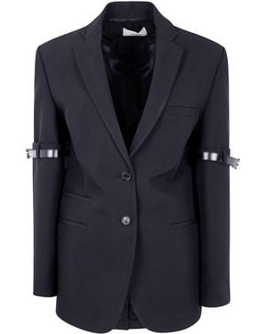 Coperni Logo Belted Blazer - Black