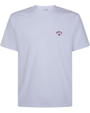 Arte' T-Shirt Cotton "Arte Heart" - Blue
