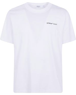 Off-White c/o Virgil Abloh T-Shirt Short Sleeves "Logo Quote Regular" - White