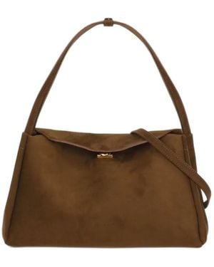 THEMOIRÈ Borsa A Spalla Trunk "Calipso" - Marrone