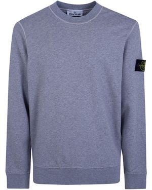 Stone Island Sweatshirt Round Neck "61000" - Blue