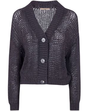 Nuur Long Sleeves Cardigan - Blue