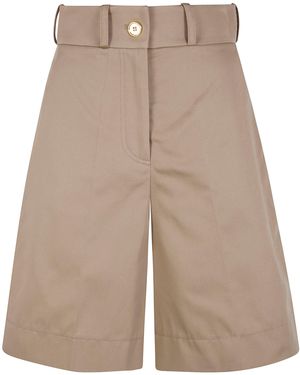 Patou Bermuda Trousers - Natural