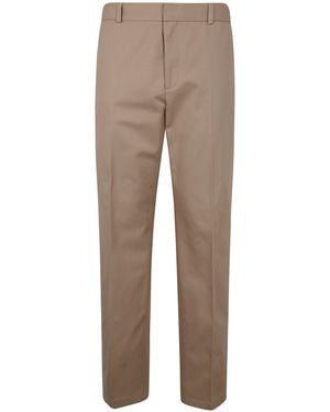 Filippa K Tailored Cotton Trousers Clothing - Natural
