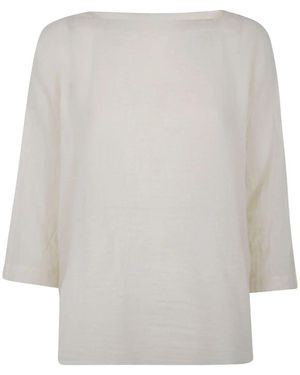 Daniela Gregis 'Camicia Quadrato' Washed Wool Shirt - White