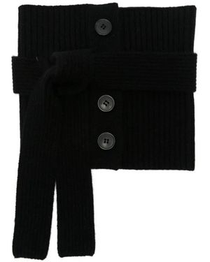Dries Van Noten Sciarpa Cashmere "Merlin" - Nero