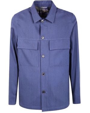 Paul Smith Shirt Jacket - Blue