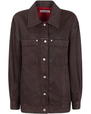 Dries Van Noten Giacca Denim "Veca" - Marrone
