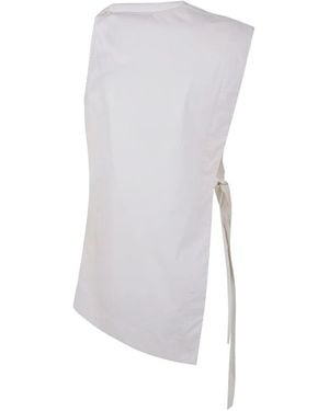 Nuur Gilet Asimmetrico - Bianco