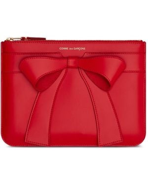 Comme des Garçons Big Bow Pouch By - Red