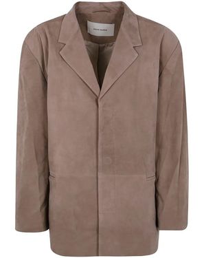 Entire studios Single Breasted Blazer - Brown