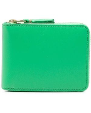 Comme des Garçons Zip-Around Leather Wallet - Green