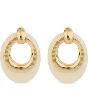 Gas Bijoux "Selva" Plated And Acetate Earrings - Metallic