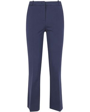 Kiltie Florette Milano Stitch Light Flare Trousers - Blue