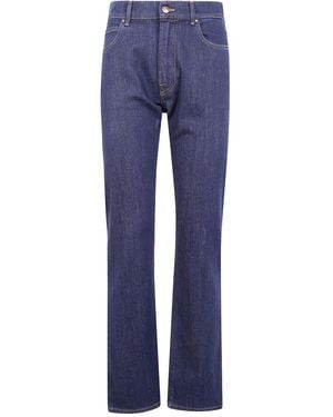 CIGALA'S "Denim Ring Stretch" Trousers - Blue