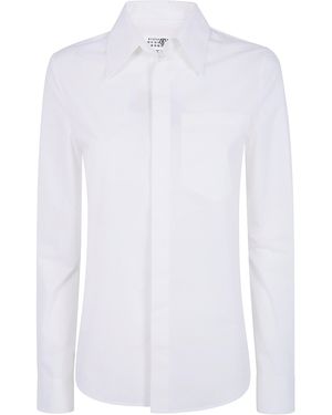 MM6 by Maison Margiela Shirt Long Sleeves "Classic" - White