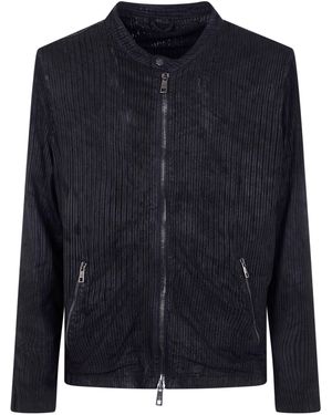 Giorgio Brato Biker Jacket - Blue