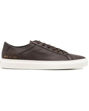 Common Projects Sneakers Grained Leather "Achilles Piuma" - Brown