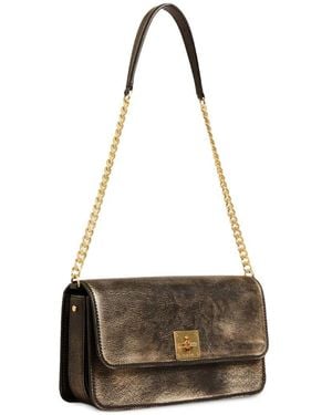 Golden Goose "Gioia" Bag Distressed Bull Leather Body - White