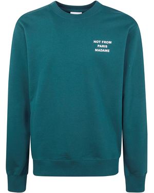 Drole de Monsieur "Le Sweatshirt Slogan" Sweatshirt - Green
