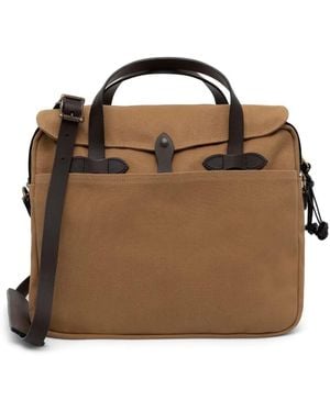 Filson Original Briefcase Luggage Twill - Brown