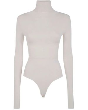 Entire studios Turtle Neck Bodysuit - White