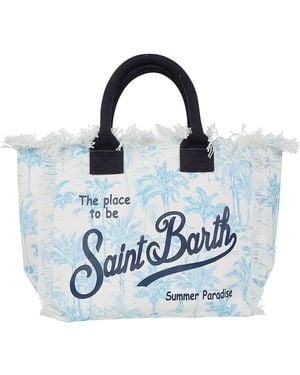 Mc2 Saint Barth Vanity Canvas Bag By - Blue