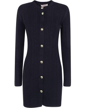 Twinset Dress Buttoned "262Tp3100" - Blue