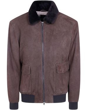 Barba Napoli Jacket Aviator "Boston" - Brown