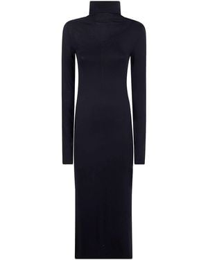 Thom Krom High Neck Midi Dress - Black