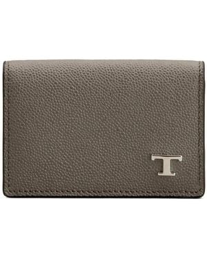 Tod's Classic Card Holder - Grey