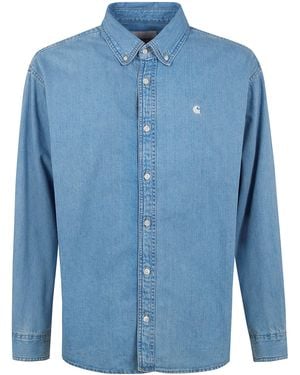Carhartt Long Sleeves "Lucas" Denim Shirt - Blue