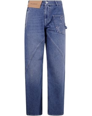 JW Anderson Twisted Workwear Jeans - Blue