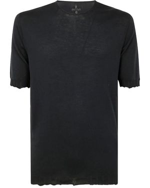 MD75 Short Sleeves Round Neck Jumper F. 15 - Black