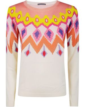 In bed with You Boatneck Printed Jumper - Pink