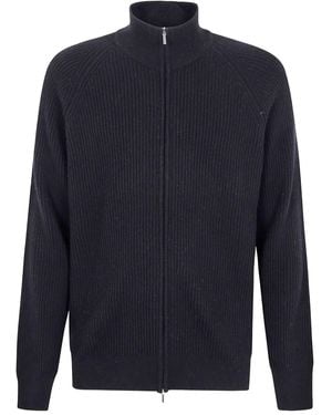 Barba Napoli Full Zip Jacket - Blue