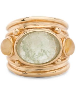 Gas Bijoux Anello Oro Verde "Simone" - Natural