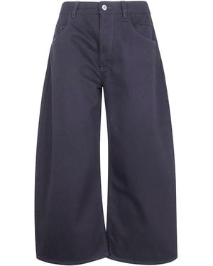 The Attico Long Trousers - Black