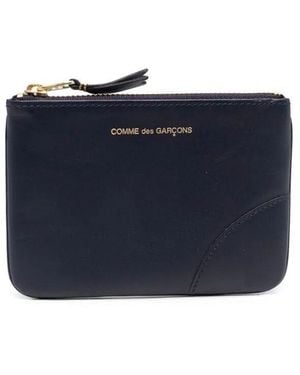 Comme des Garçons Classic Leather Line Pouch - Blue