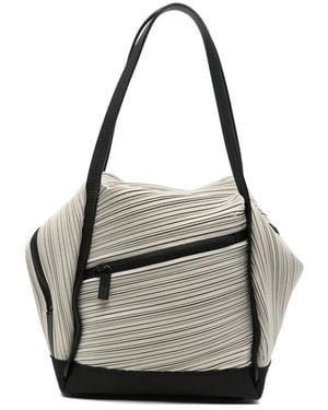 Pleats Please Issey Miyake Pleated Shoulder Bag - Black