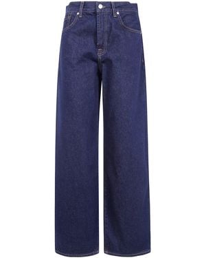 7 For All Mankind Jeans A Gamba Dritta "Bonnie Curvilinear" - Blu